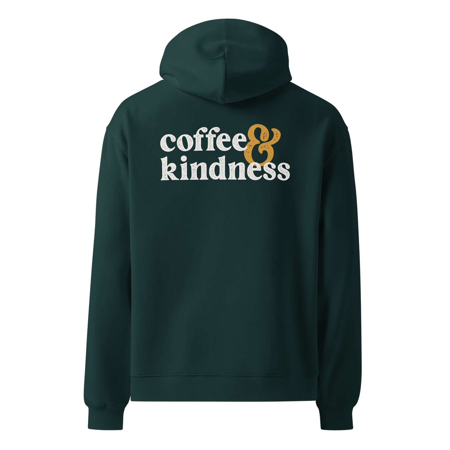 Drink Coffee, Be Kind, Repeat - Premium Oversized Hoodie